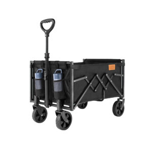 Compact Folding Wagon - Black
